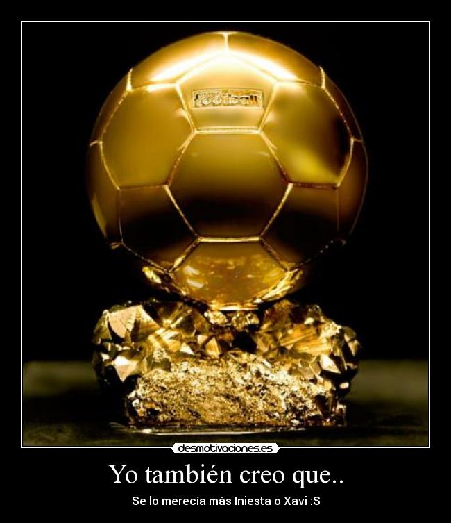 Yo también creo que.. - 