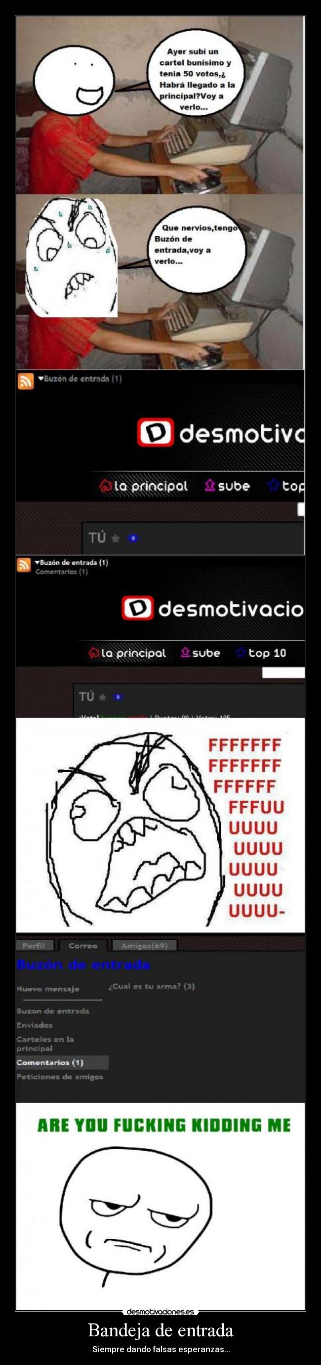 Bandeja de entrada - Siempre dando falsas esperanzas...