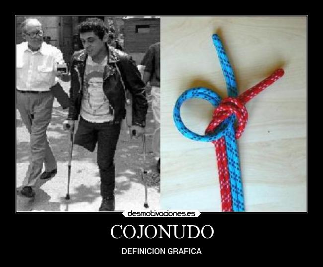 COJONUDO - DEFINICION GRAFICA