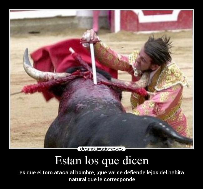 Estan los que dicen - 