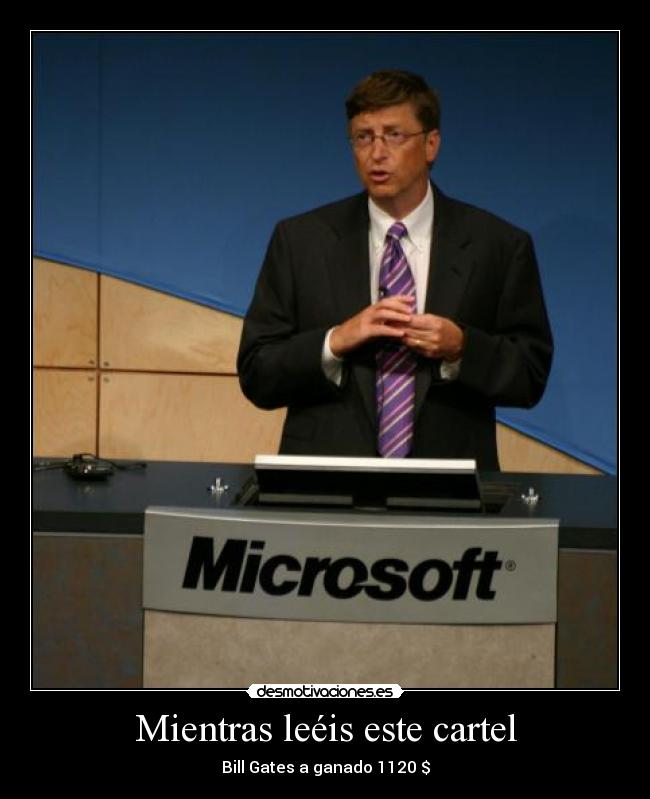 Mientras leéis este cartel -