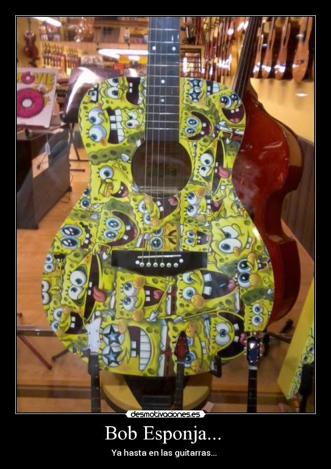 carteles bob esponja desmotivaciones