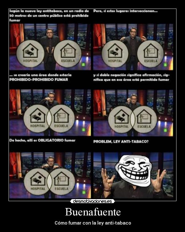 Buenafuente - Cómo fumar con la ley anti-tabaco
