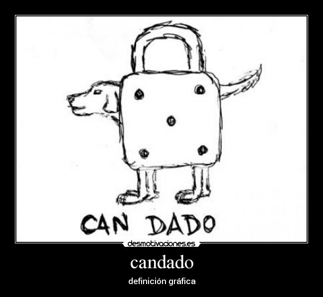 candado - definición gráfica