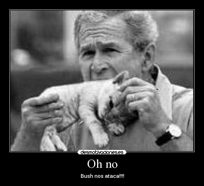 Oh no - Bush nos ataca!!!!