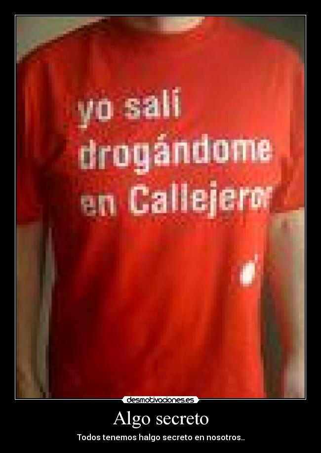 Algo secreto - Todos tenemos halgo secreto en nosotros..