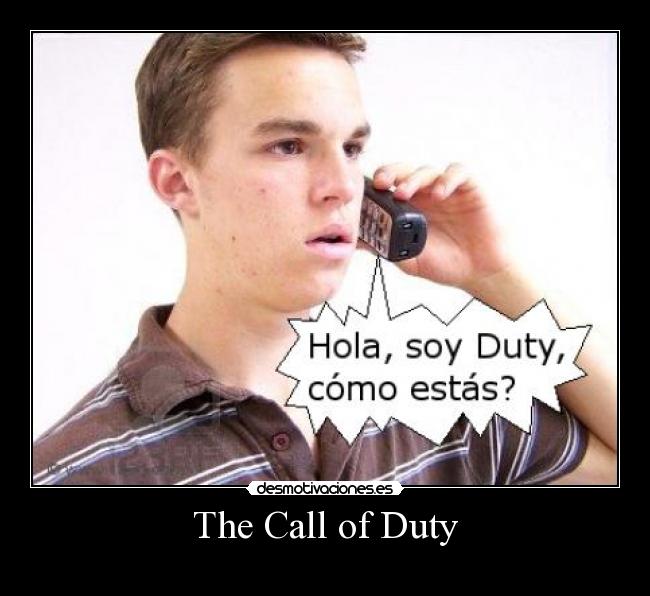 carteles call duty telefono desmotivaciones