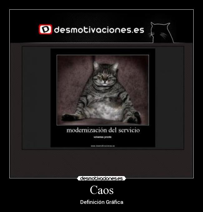 Caos - Definición Gráfica