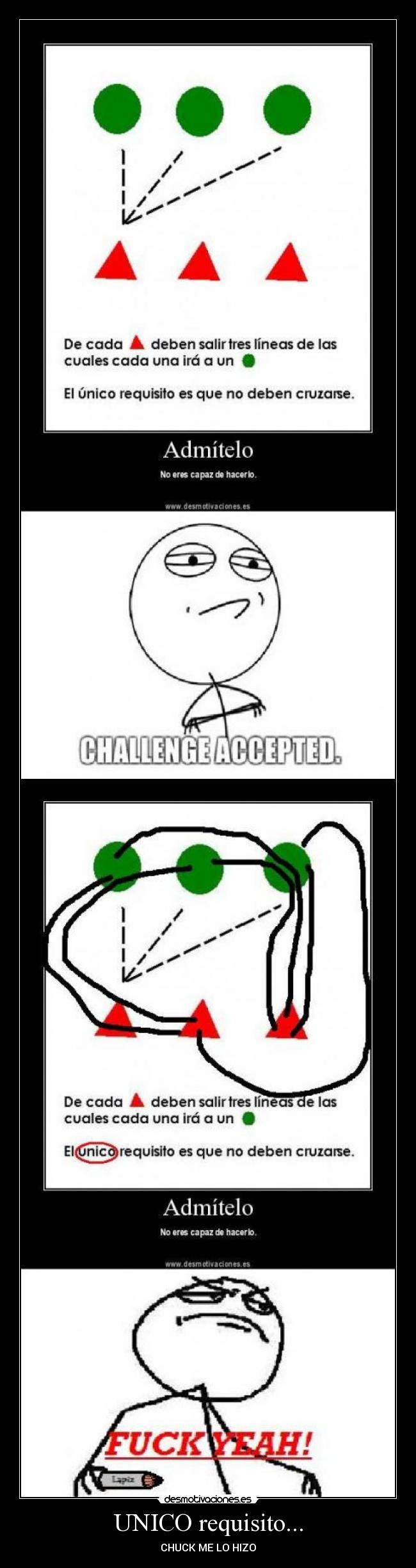 UNICO requisito... - CHUCK ME LO HIZO