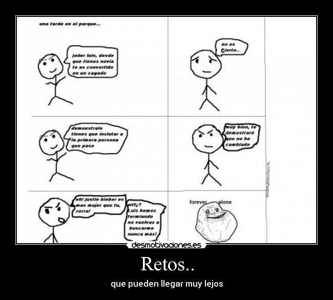 carteles retos desmotivaciones