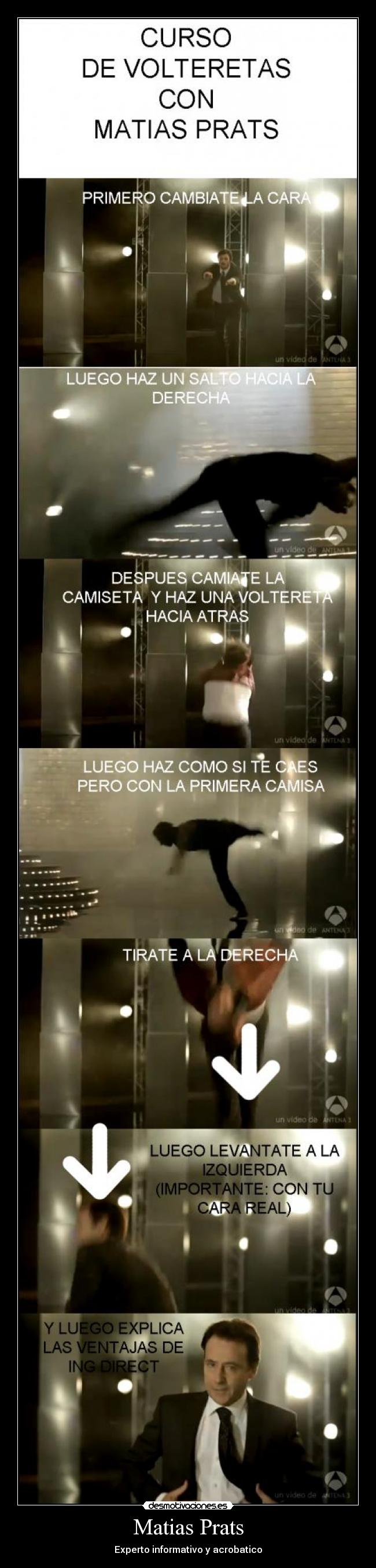 Matias Prats - Experto informativo y acrobatico