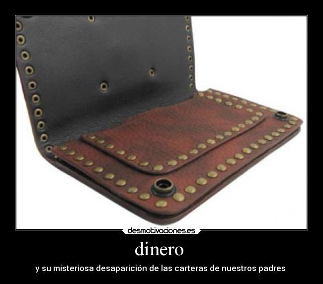 carteles dinero carteras desmotivaciones