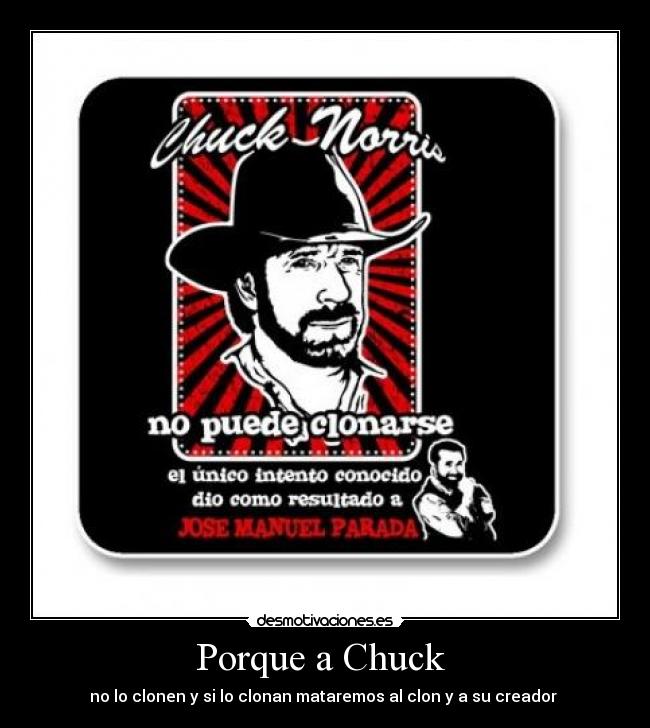 carteles porque chuck desmotivaciones