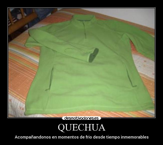 QUECHUA - Acompañandonos en momentos de frio desde tiempo inmemorables