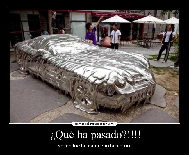 carteles pasado cohazo tunning tuneado coche plata desmotivaciones