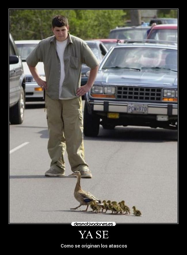YA SE - Como se originan los atascos