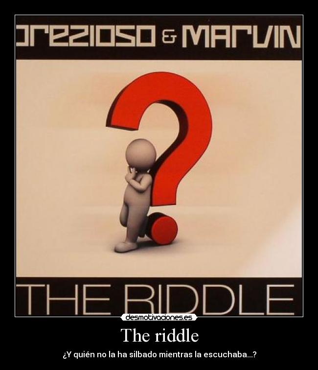 carteles the riddle desmotivaciones