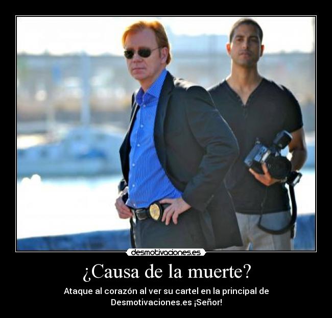 ¿Causa de la muerte? - 