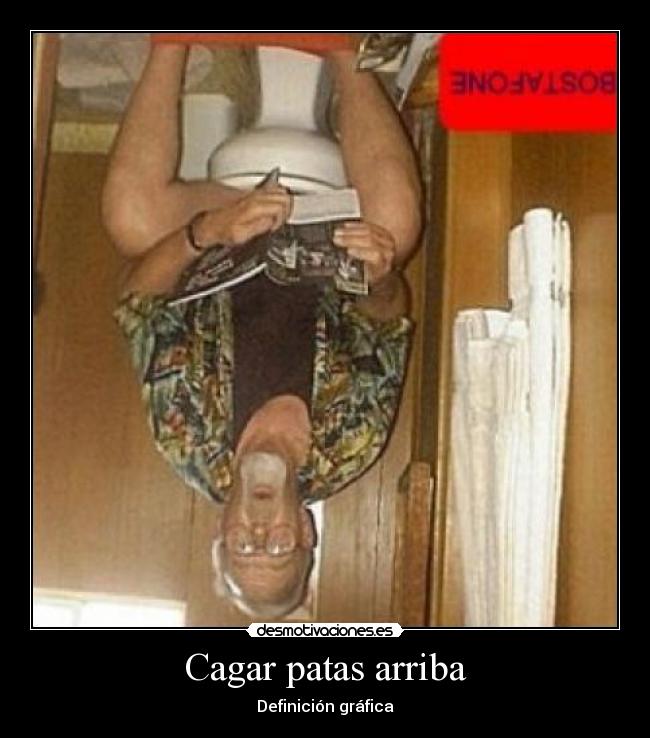 Cagar patas arriba -