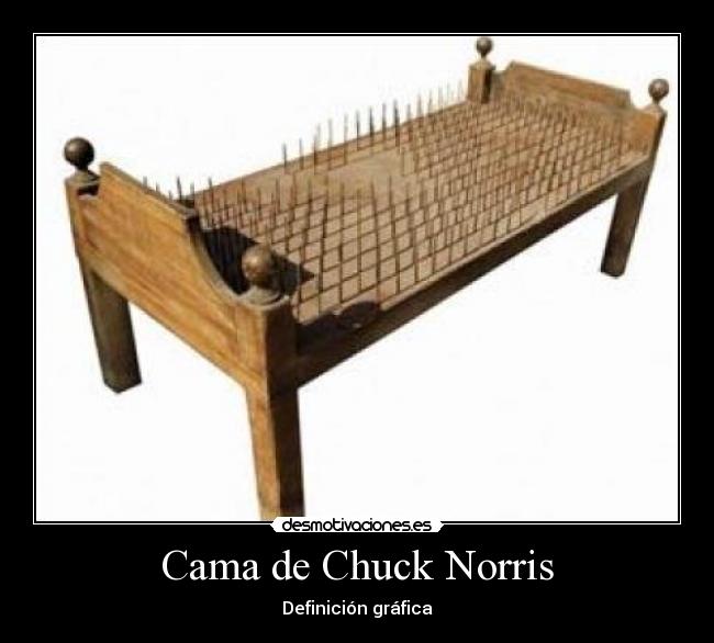 Cama de Chuck Norris - 