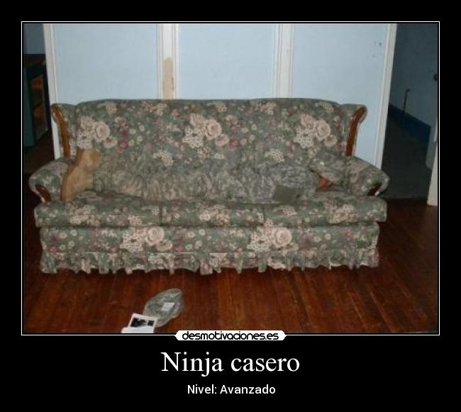 Ninja casero - Nivel: Avanzado