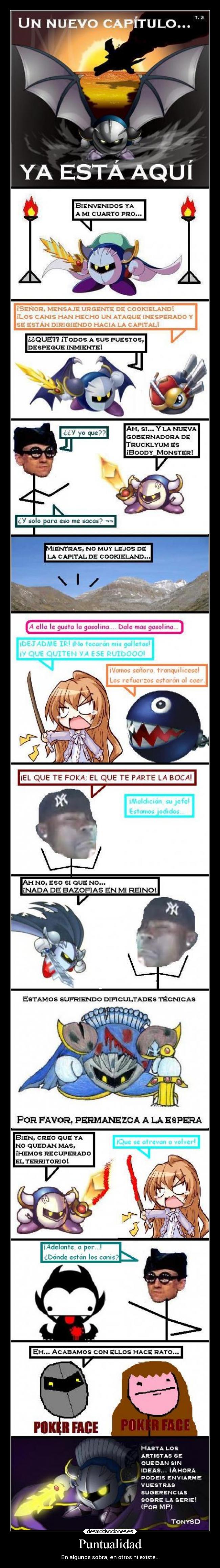 carteles serie temporada capitulo tonysd puntualidad algunos sobra otros existe desmotivaciones