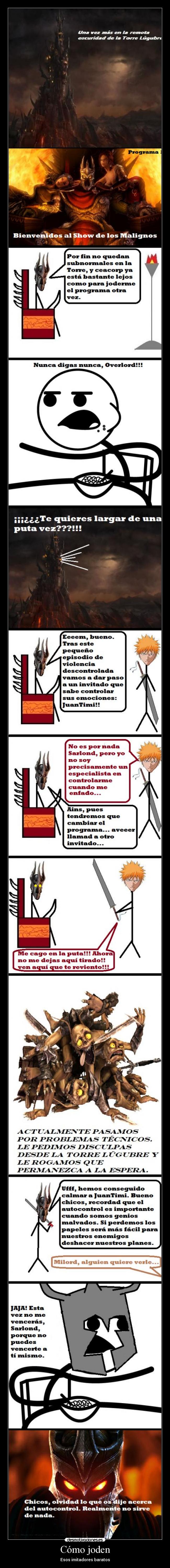 carteles overlord comic jode imitador desmotivaciones