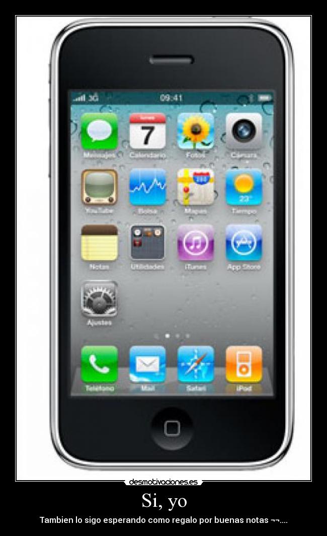 Si, yo - Tambien lo sigo esperando como regalo por buenas notas ¬¬....