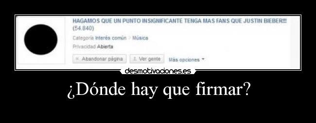¿Dónde hay que firmar? - 