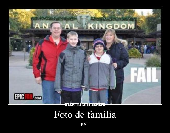 Foto de familia - FAIL