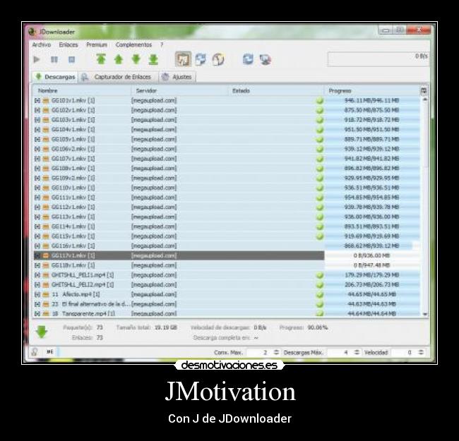 JMotivation - Con J de JDownloader