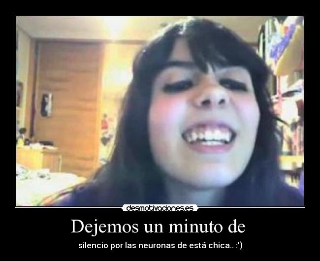 Dejemos un minuto de  - 