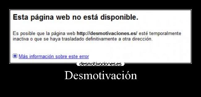 Desmotivación -