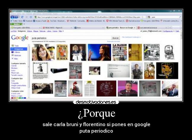 ¿Porque - sale carla bruni y florentino si pones en google
puta periodico