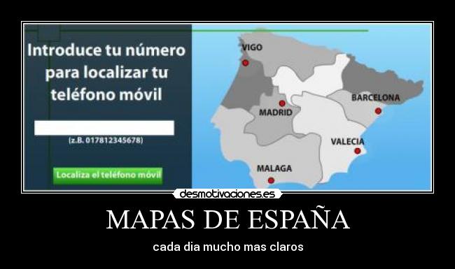 MAPAS DE ESPAÑA - 