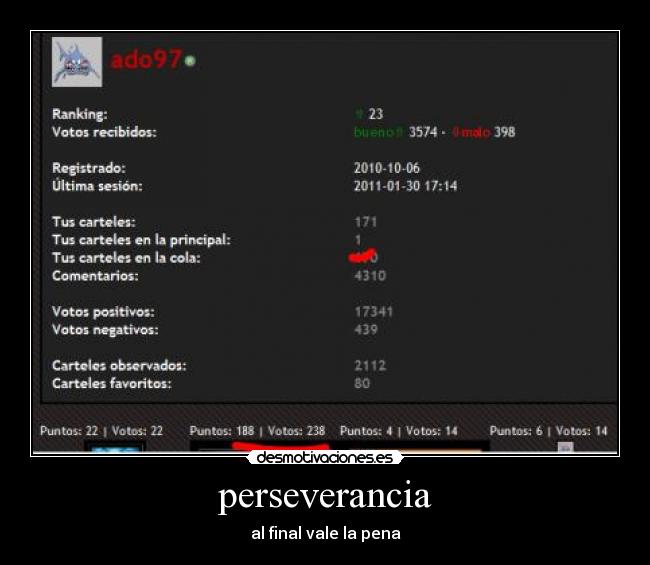 perseverancia - al final vale la pena