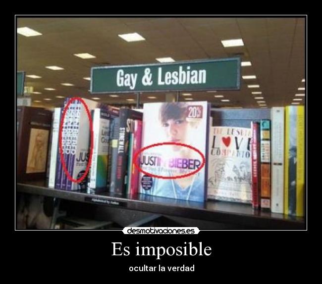 Es imposible - ocultar la verdad