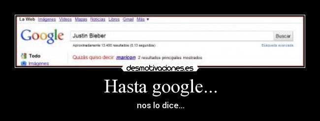 Hasta google... - nos lo dice...
