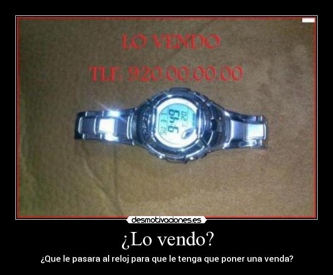 ¿Lo vendo? - 