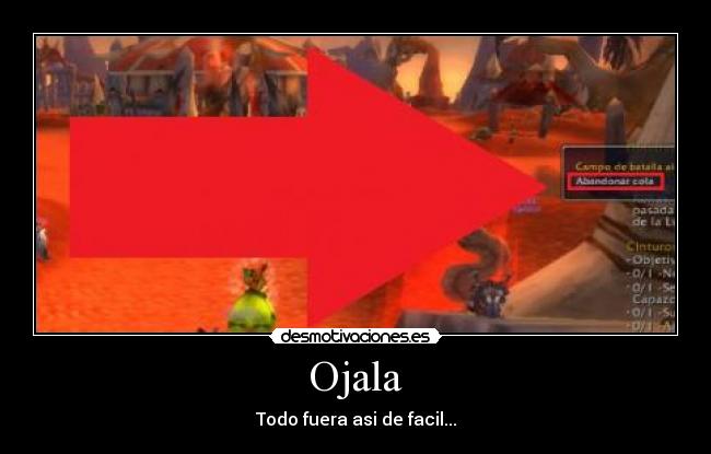 Ojala - Todo fuera asi de facil...