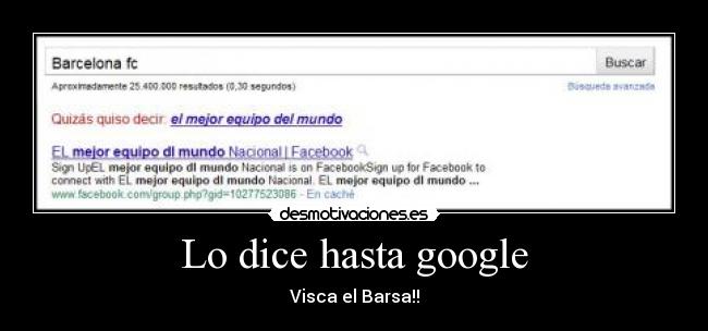 Lo dice hasta google - 