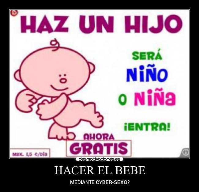 HACER EL BEBE -