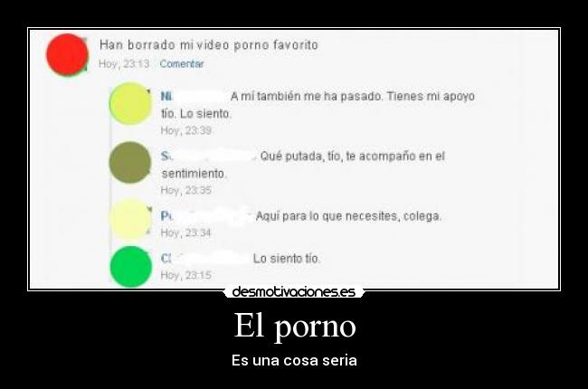 El porno -