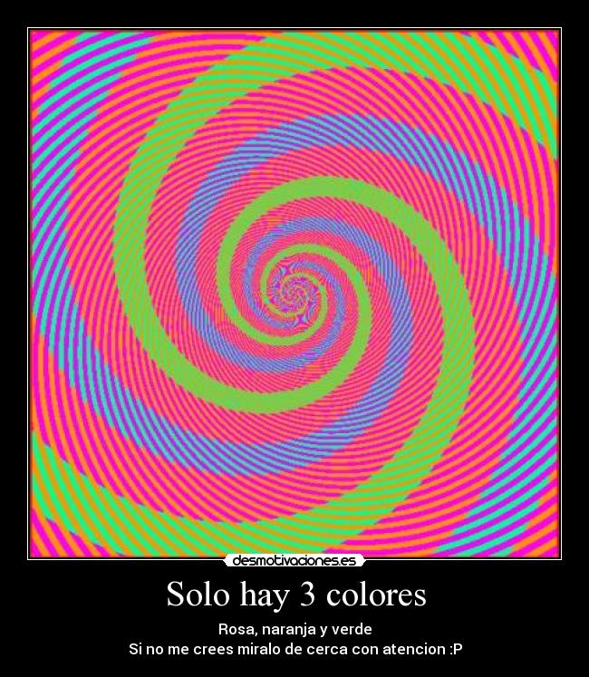 Solo hay 3 colores - 