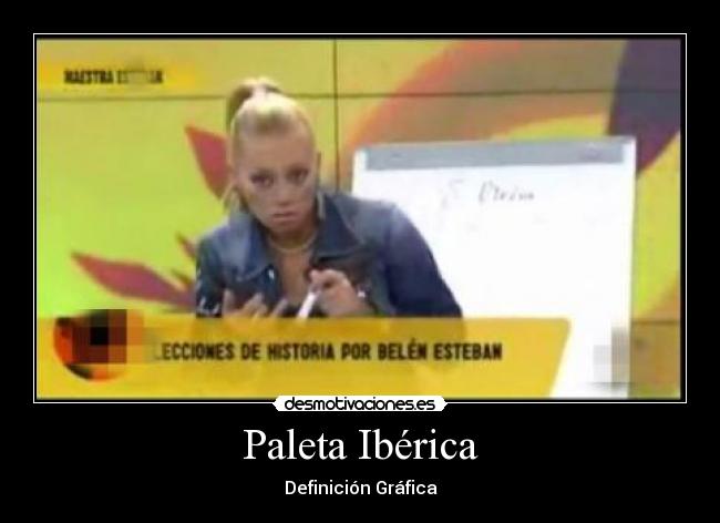 Paleta Ibérica - Definición Gráfica