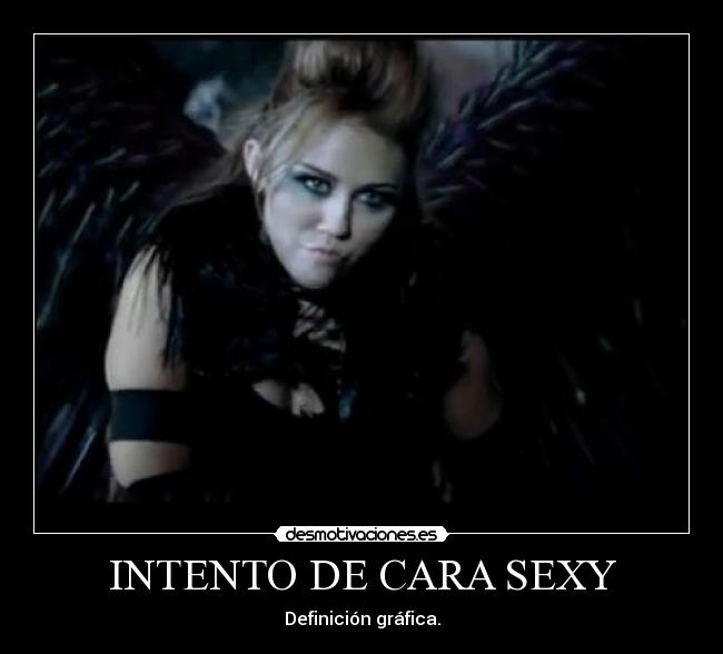 INTENTO DE CARA SEXY - Definición gráfica.