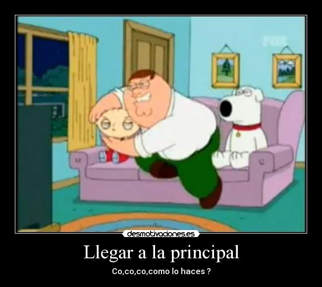 Llegar a la principal - 