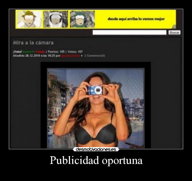 Publicidad oportuna -