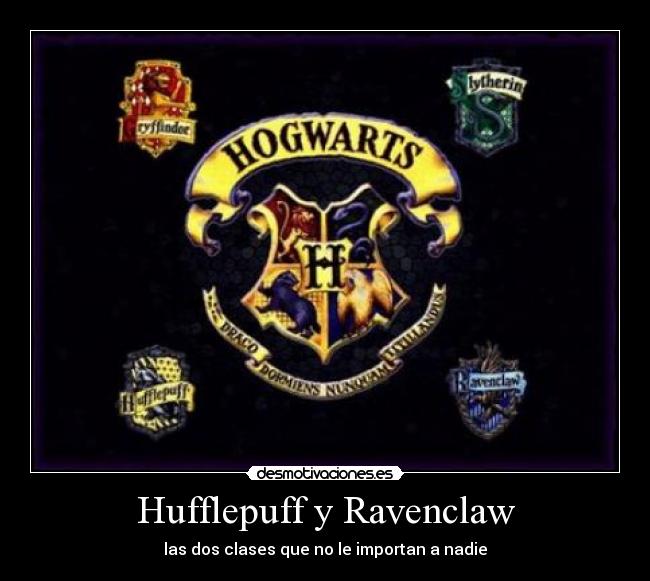 Hufflepuff y Ravenclaw - 