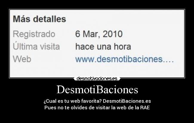 DesmotiBaciones -